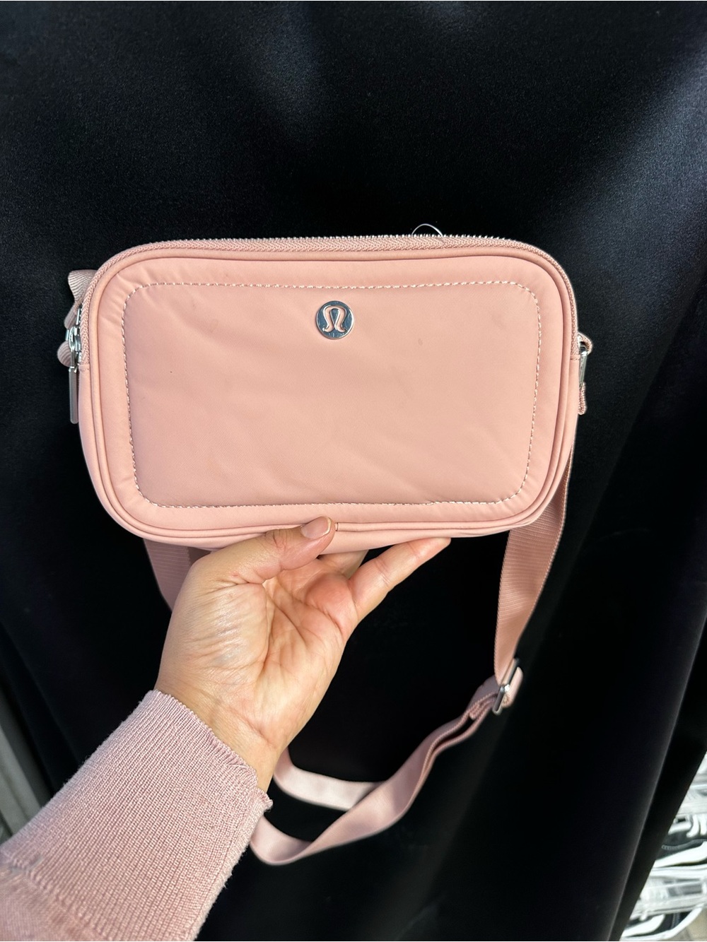 lululemon athletica Blush Pink Crossbody Bag